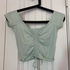 Hollister off the shoulder crop top tank | size XS